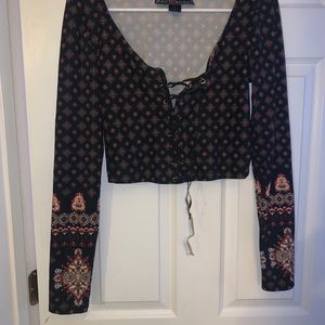 Multi color crop top